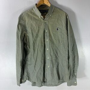 Vintage Ralph Lauren  button down long sleeve custom fit shirt